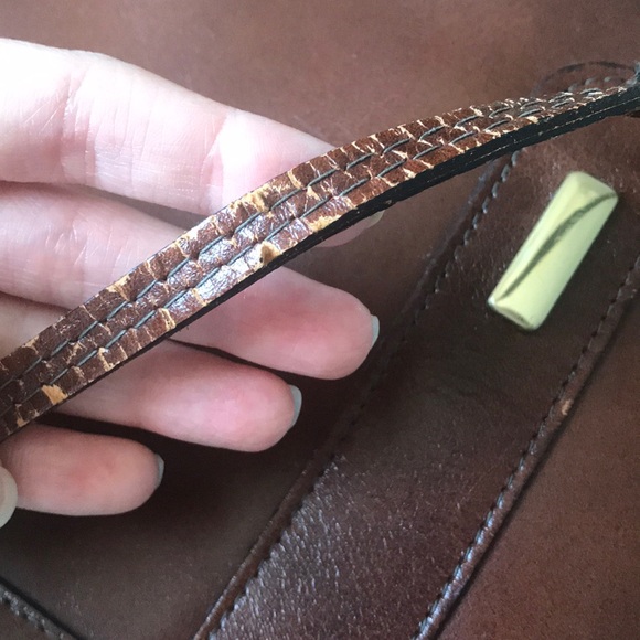 Vintage brown leather bag - Picture 9 of 10